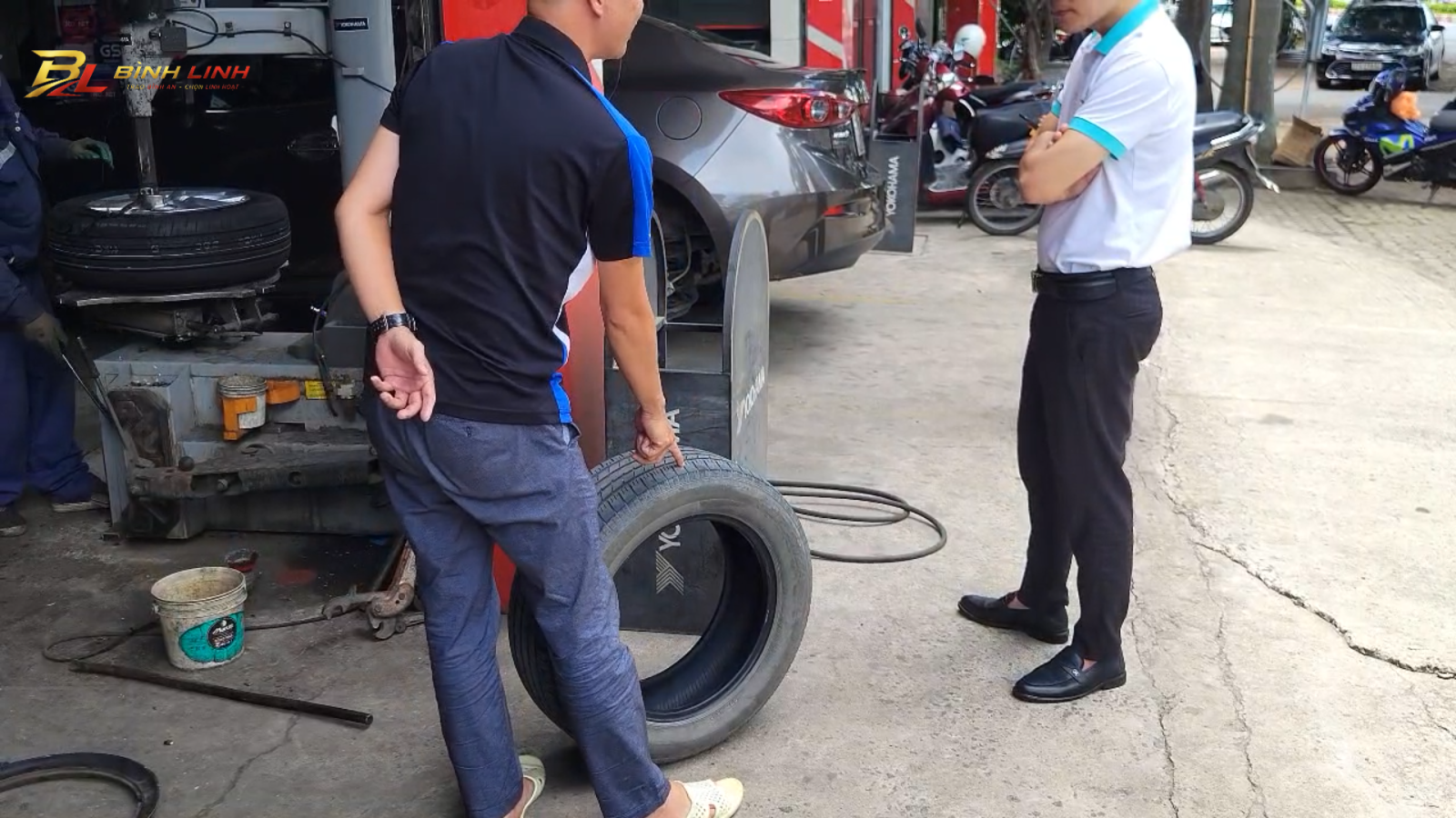 THAY LỐP Ô TÔ TẠI VINH — QUY TRÌNH MINH BẠCH TỪNG BƯỚC