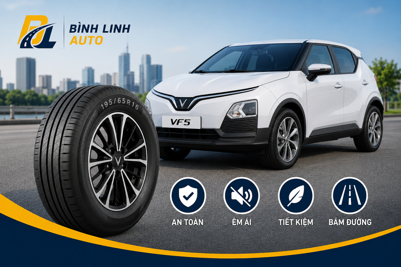 Cách Chọn Lốp Phù Hợp Cho VinFast VF5 – Những Điều Chủ Xe Cần Biết